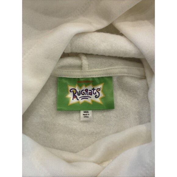 Art Class Boys Size 8 Rugrats  Ivory Graphic  Hoodie NWT Kangaroo Pouch - Picture 3 of 10